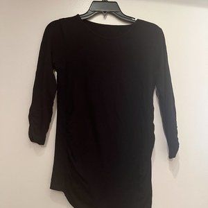 Black Maternity Top (Size 3)  (Elizabeth Oliver..‎ I believe)